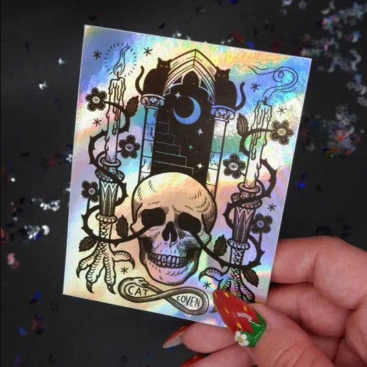 keepers of the gate holographic sticker